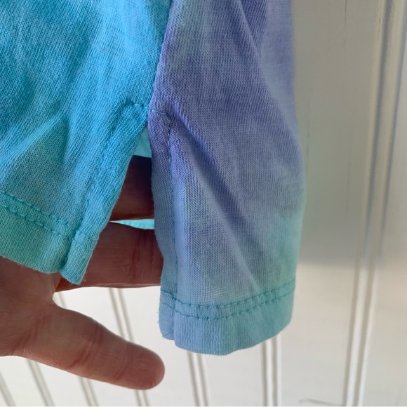 Pink Floyd (XXL =19) The Dark Side of the Moon Tie-Dyed Purple,Blue & Lime Green - Picture 4 of 5